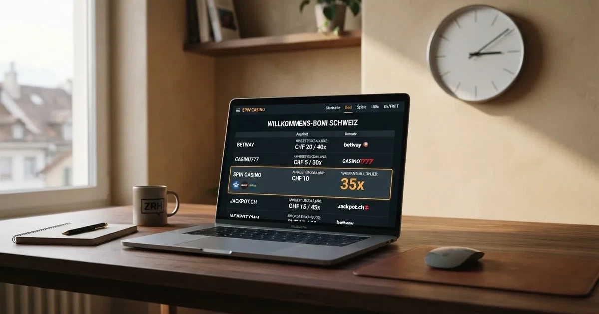 Bildschirm mit Bonusbedingungen, Einsatztabelle und einer Uhr im Hintergrund — bester willkommensbonus online casino