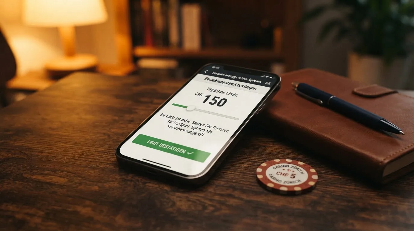 Amtliches Schreiben mit Stempel auf einem Schreibtisch neben einem Gesetzbuch — online casino mit 300% bonus